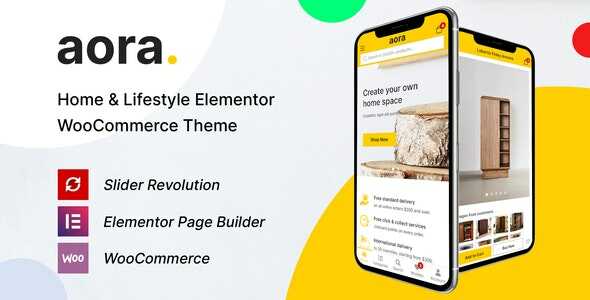 Aora-Home-Lifestyle-Elementor-WooCommerce-Theme-gpl.jpeg Aora Theme GPL - Image 1