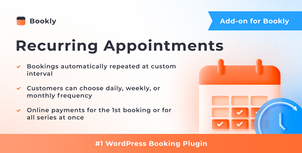Bookly-Recurring-Appointments-Add-on.jpg Bookly Recurring Appointments Addon GPL - Image 1