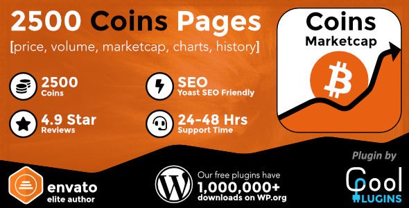 Coins-MarketCap-WordPress-Cryptocurrency-Plugin.png Coins MarketCap GPL - Image 1