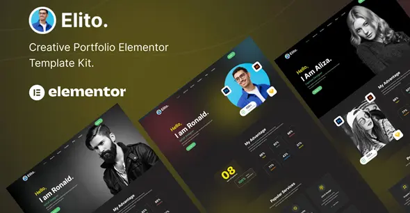 Elito-Creative-Portfolio-Elementor-Template-Kit-GPL.webp Elito Creative Portfolio Elementor Template Kit GPL - Image 1