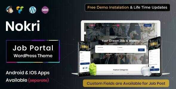 Nokri-Job-Board-WordPress-Theme.jpg Nokri Theme GPL - Image 1