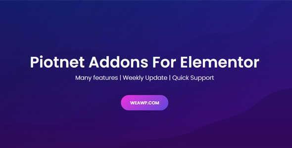 Piotnet-Addons-For-Elementor-GPL.jpg Piotnet Addons For Elementor Pro GPL - Image 1