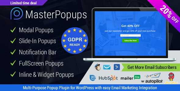 Popup-Plugin-for-WordPress-Popup-Editor-Master-Popups-for-Email-Subscription.jpg Master Popups GPL - Image 1
