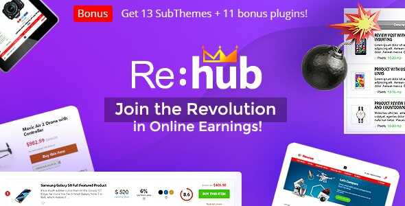 Rehub-Theme-GPL.jpg REHub Theme GPL - Image 1